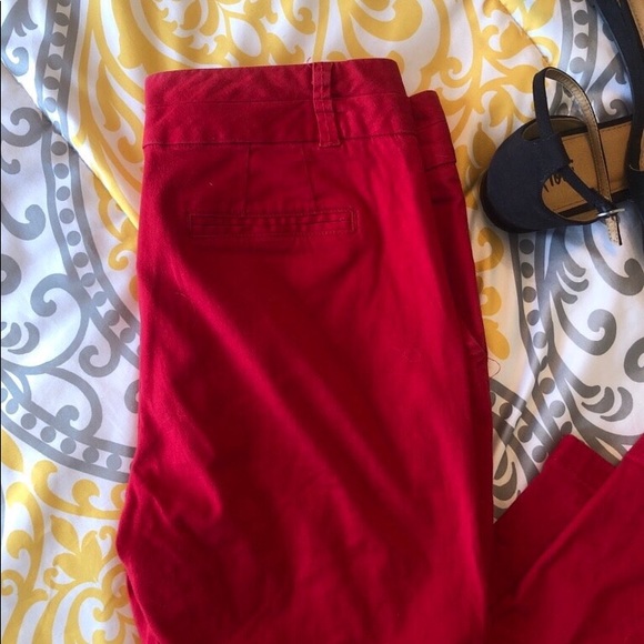 Victor Alfaro Deep Red Dress Pants - Picture 5 of 5